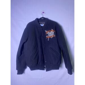 Vintage Kaye Sportwear Harley Davidson Ride with the Wind Varsity Jacket Mens XL